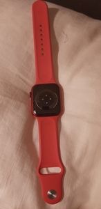 Apple Watch Series 7 45mm Red Aluminum Red Sports Band GPS